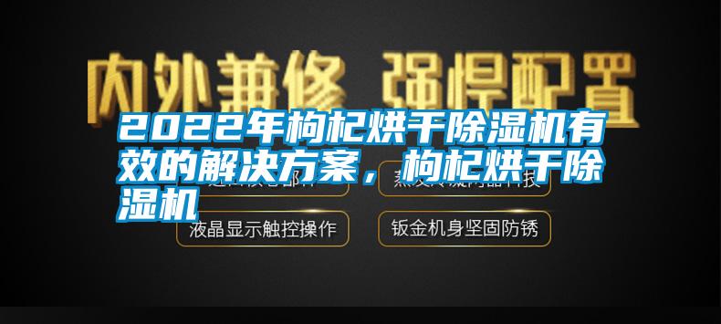 2022年枸杞烘干除濕機有效的解決方案，枸杞烘干除濕機