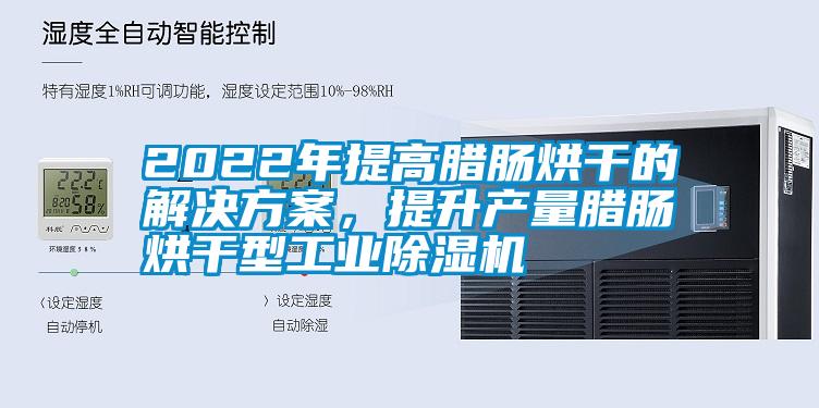 2022年提高臘腸烘干的解決方案，提升產(chǎn)量臘腸烘干型工業(yè)除濕機