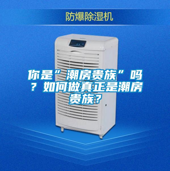 你是”潮房貴族”嗎？如何做真正是潮房貴族？