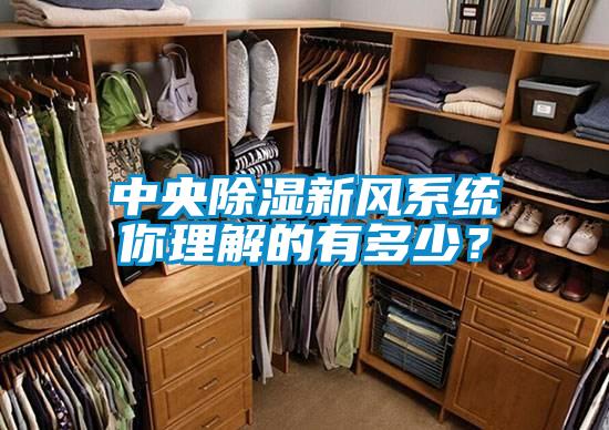 中央除濕新風(fēng)系統(tǒng)你理解的有多少？