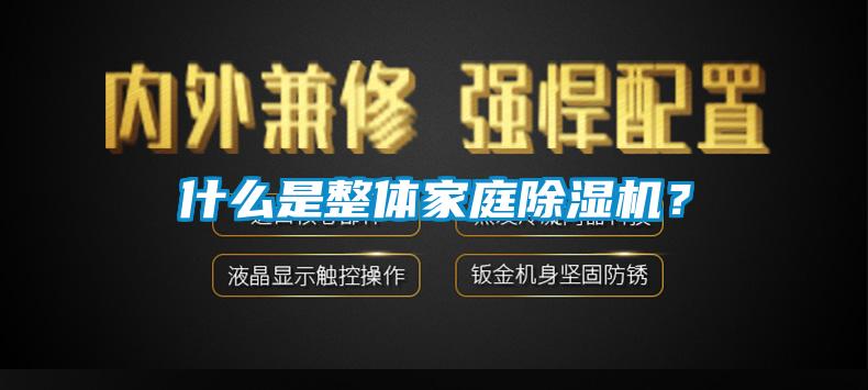 什么是整體家庭除濕機(jī)？