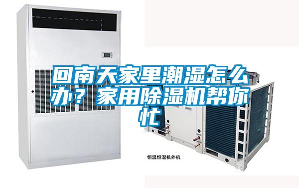 回南天家里潮濕怎么辦？家用除濕機幫你忙