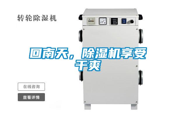 回南天，除濕機享受干爽