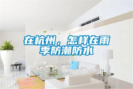 在杭州，怎樣在雨季防潮防水