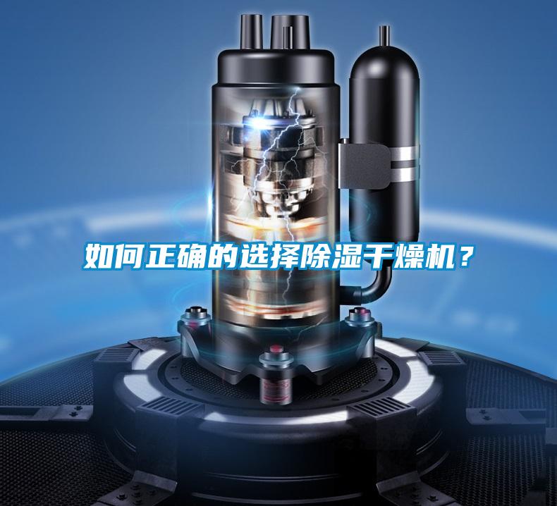 如何正確的選擇除濕干燥機？