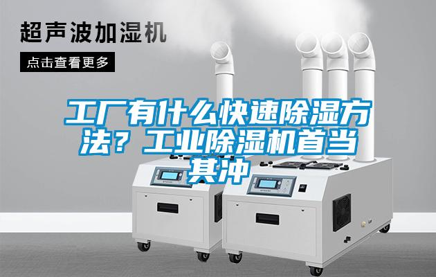 工廠有什么快速除濕方法？工業除濕機首當其沖
