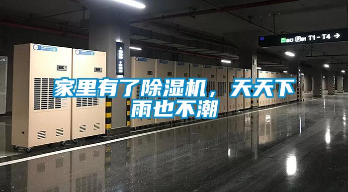 家里有了除濕機，天天下雨也不潮