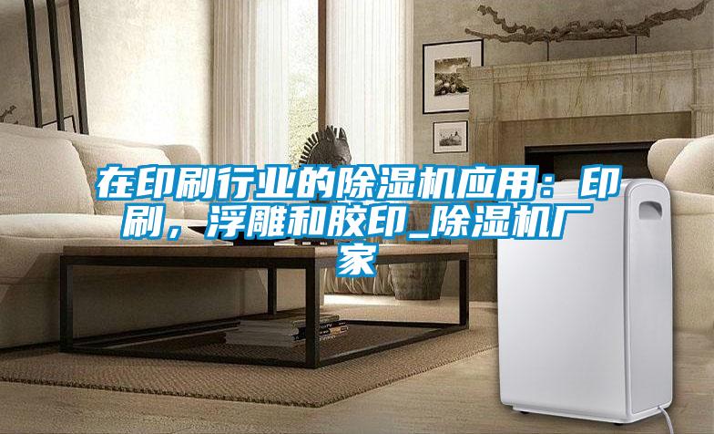 在印刷行業(yè)的除濕機(jī)應(yīng)用：印刷，浮雕和膠印_除濕機(jī)廠家
