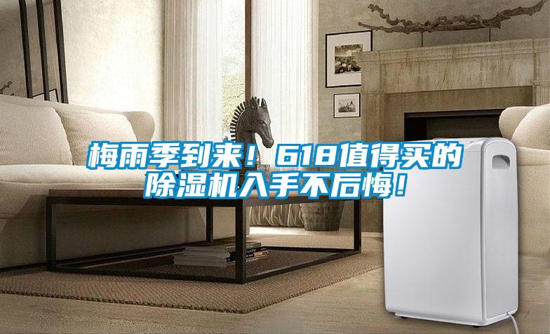 梅雨季到來！618值得買的除濕機入手不后悔！