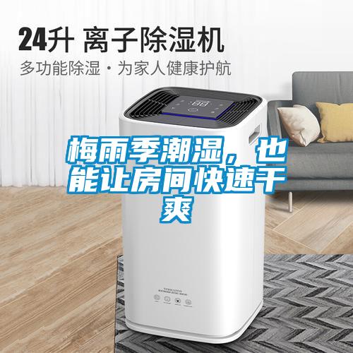 梅雨季潮濕，也能讓房間快速干爽
