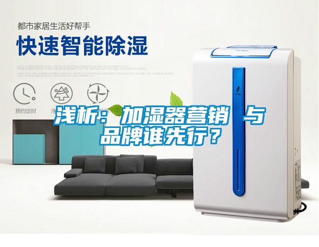 淺析：加濕器營(yíng)銷 與品牌誰(shuí)先行？