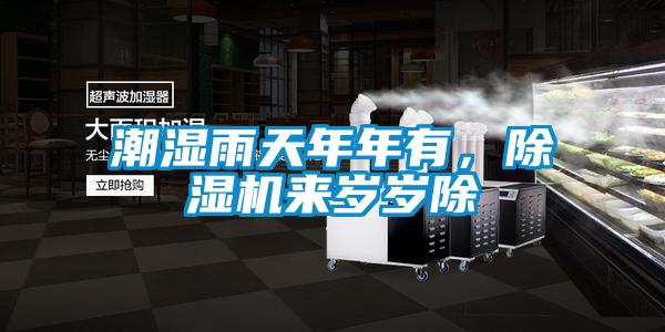 潮濕雨天年年有，除濕機來歲歲除