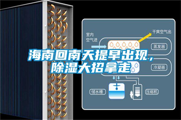 海南回南天提早出現(xiàn)，除濕大招拿走
