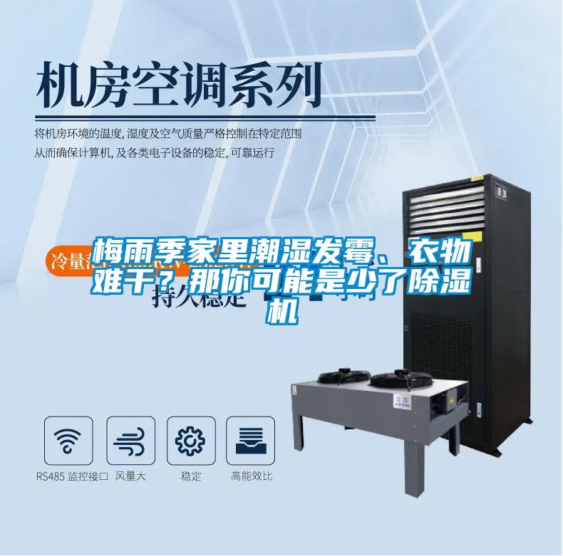 梅雨季家里潮濕發(fā)霉、衣物難干？那你可能是少了除濕機