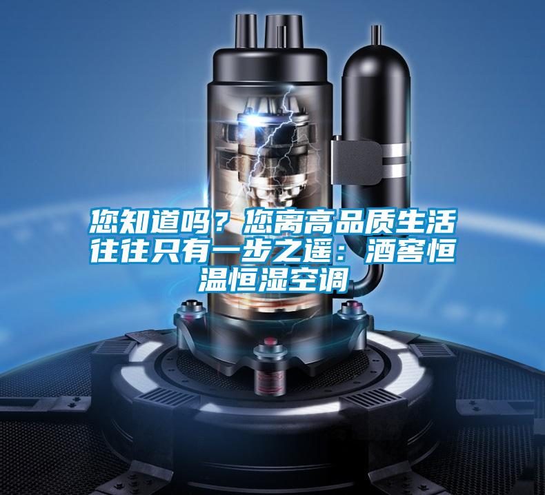 您知道嗎？您離高品質(zhì)生活往往只有一步之遙：酒窖恒溫恒濕空調(diào)