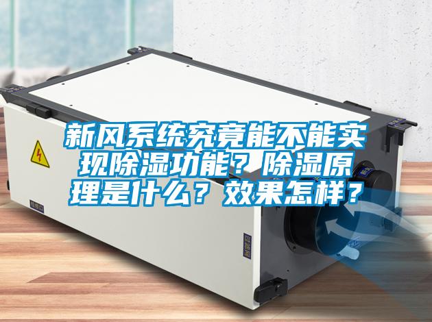 新風(fēng)系統(tǒng)究竟能不能實(shí)現(xiàn)除濕功能？除濕原理是什么？效果怎樣？