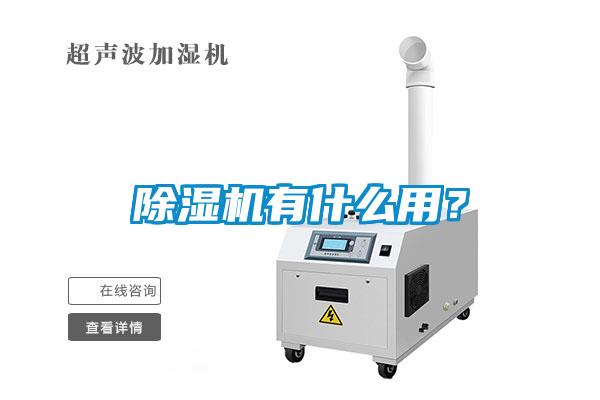 除濕機有什么用？