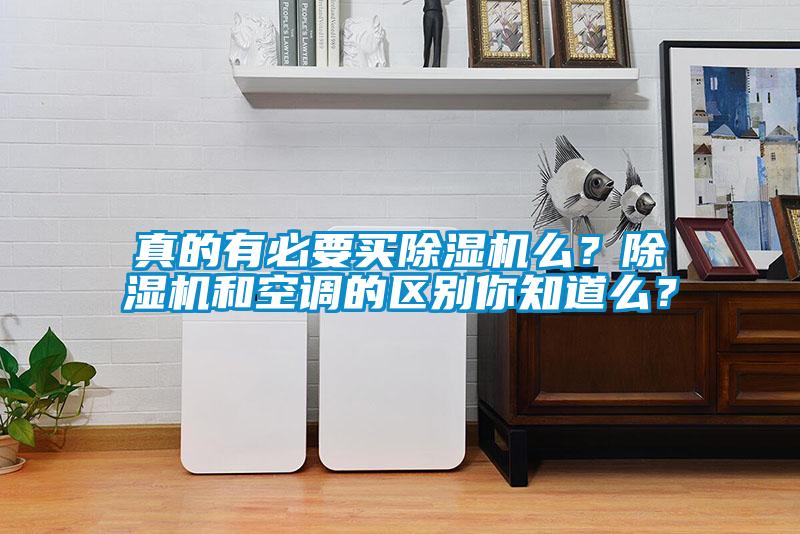 真的有必要買除濕機(jī)么？除濕機(jī)和空調(diào)的區(qū)別你知道么？