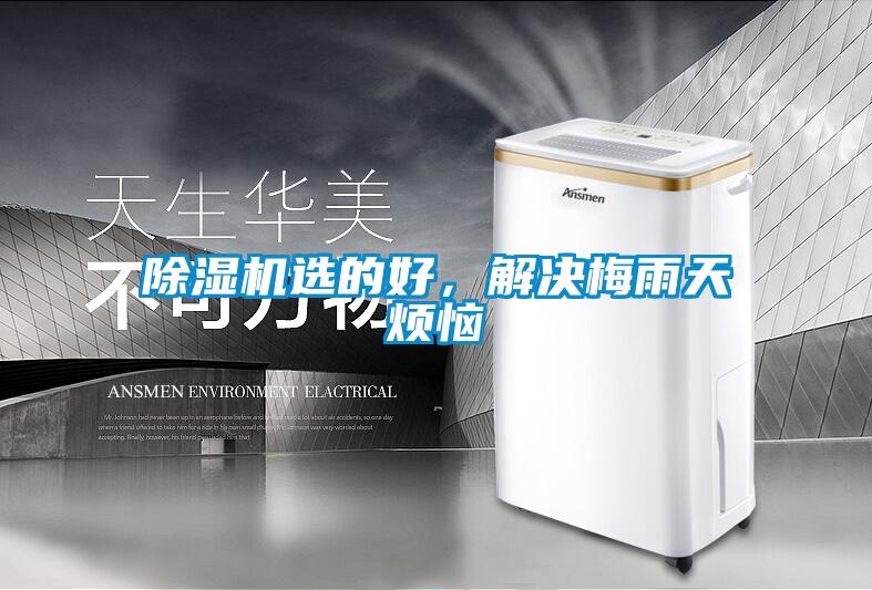 除濕機選的好，解決梅雨天煩惱