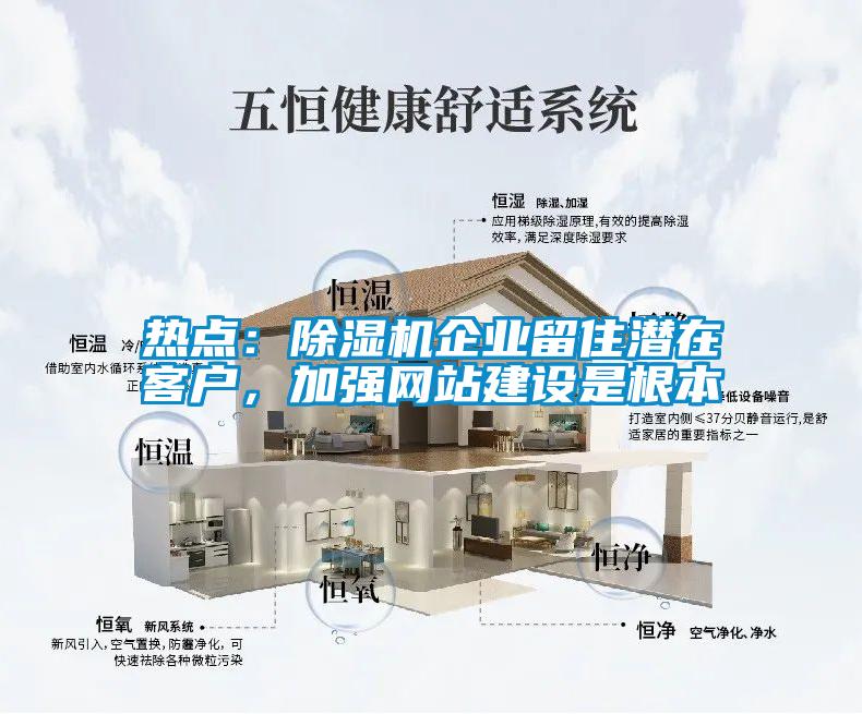 熱點(diǎn)：除濕機(jī)企業(yè)留住潛在客戶，加強(qiáng)網(wǎng)站建設(shè)是根本
