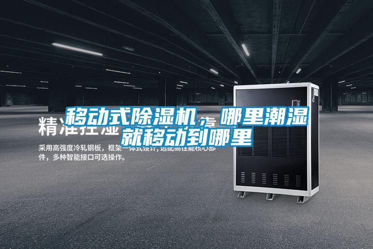 移動式除濕機，哪里潮濕就移動到哪里