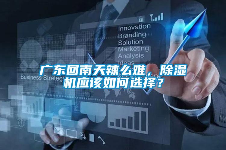 廣東回南天辣么難，除濕機應(yīng)該如何選擇？