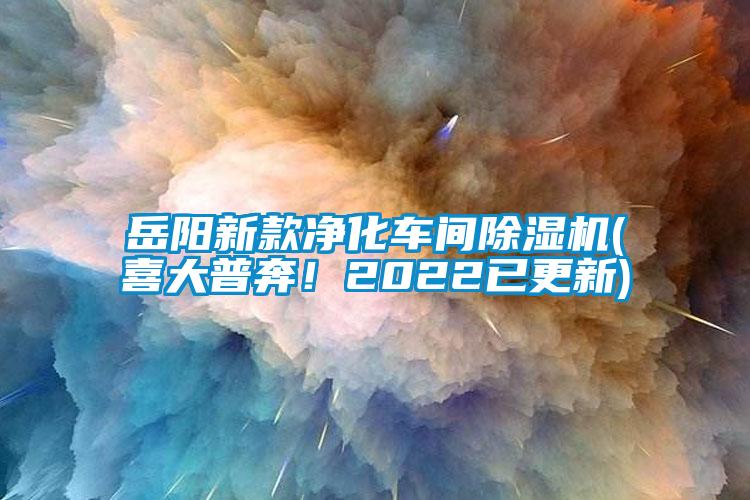 岳陽新款凈化車間除濕機(jī)(喜大普奔！2022已更新)