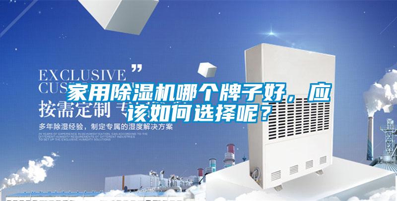 家用除濕機(jī)哪個牌子好，應(yīng)該如何選擇呢？