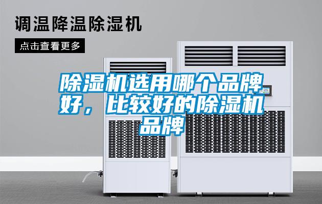 除濕機(jī)選用哪個(gè)品牌好，比較好的除濕機(jī)品牌