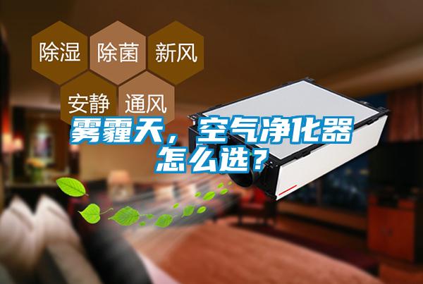 霧霾天，空氣凈化器怎么選？