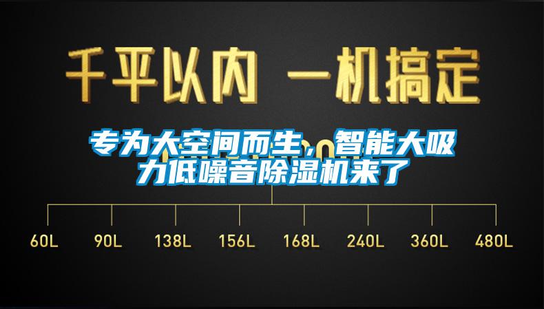 專為大空間而生，智能大吸力低噪音除濕機(jī)來了