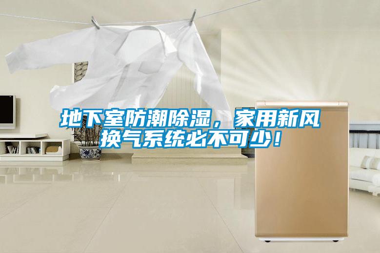地下室防潮除濕，家用新風換氣系統(tǒng)必不可少！