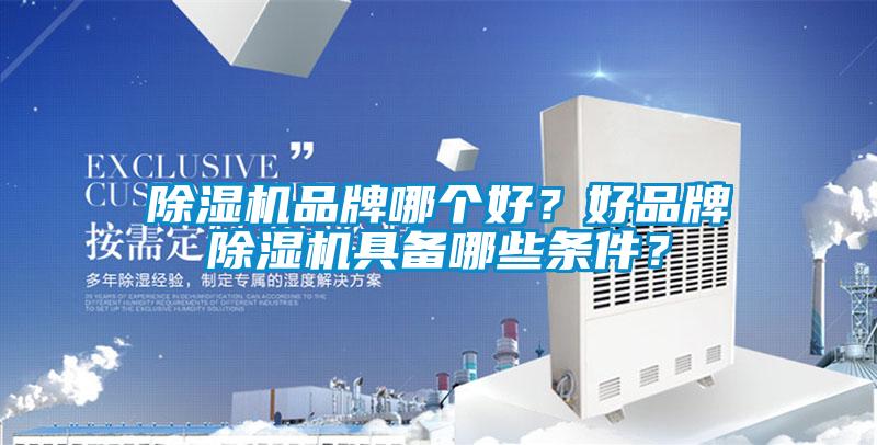 除濕機(jī)品牌哪個(gè)好？好品牌除濕機(jī)具備哪些條件？