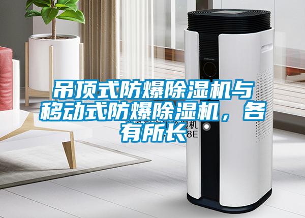 吊頂式防爆除濕機與移動式防爆除濕機，各有所長