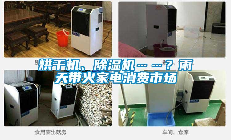 烘干機、除濕機……？雨天帶火家電消費市場