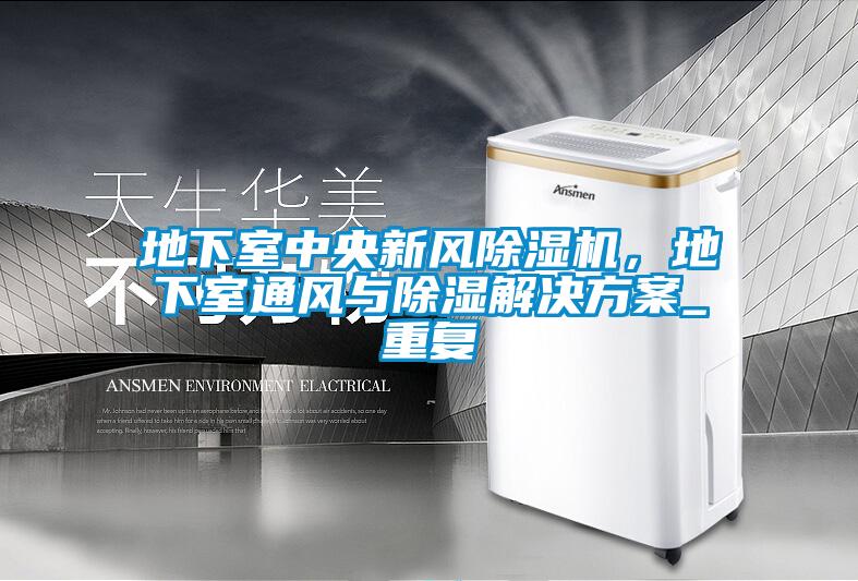 地下室中央新風(fēng)除濕機(jī)，地下室通風(fēng)與除濕解決方案_重復(fù)