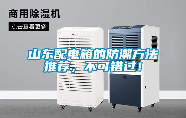 山東配電箱的防潮方法推薦，不可錯(cuò)過！