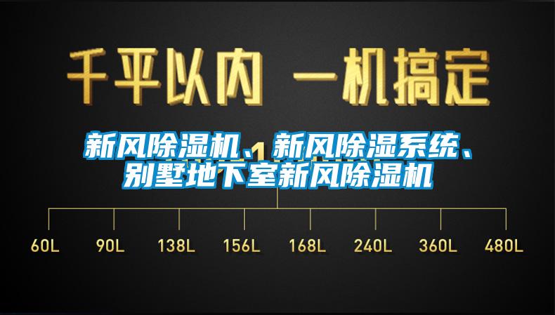新風(fēng)除濕機(jī)、新風(fēng)除濕系統(tǒng)、別墅地下室新風(fēng)除濕機(jī)