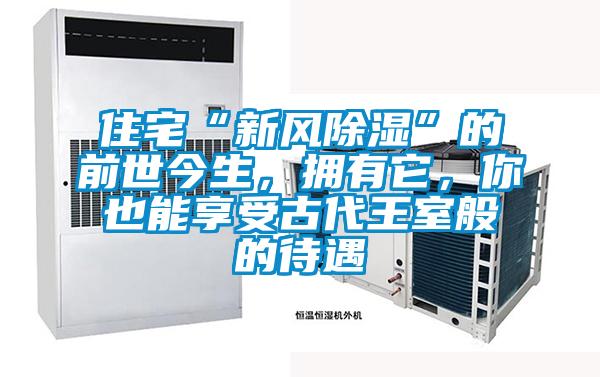 住宅“新風(fēng)除濕”的前世今生，擁有它，你也能享受古代王室般的待遇