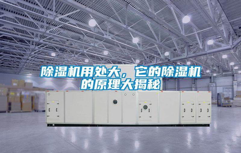 除濕機用處大，它的除濕機的原理大揭秘