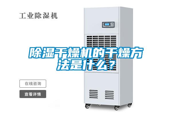 除濕干燥機(jī)的干燥方法是什么？