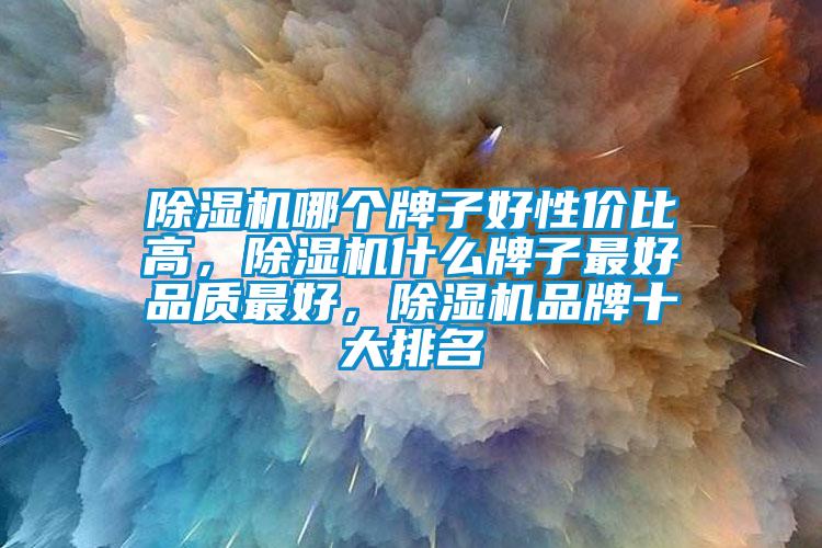 除濕機哪個牌子好性價比高，除濕機什么牌子最好品質(zhì)最好，除濕機品牌十大排名