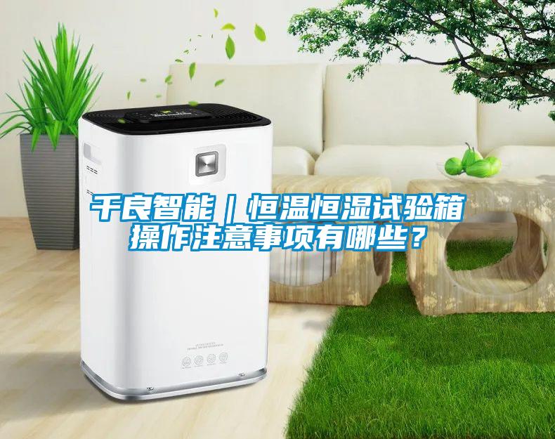 千良智能｜恒溫恒濕試驗(yàn)箱操作注意事項(xiàng)有哪些？