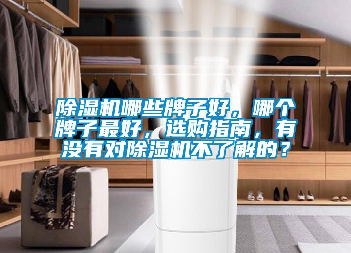 除濕機(jī)哪些牌子好，哪個(gè)牌子最好，選購指南，有沒有對(duì)除濕機(jī)不了解的？