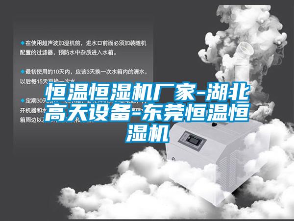 恒溫恒濕機(jī)廠(chǎng)家-湖北高天設(shè)備-東莞恒溫恒濕機(jī)