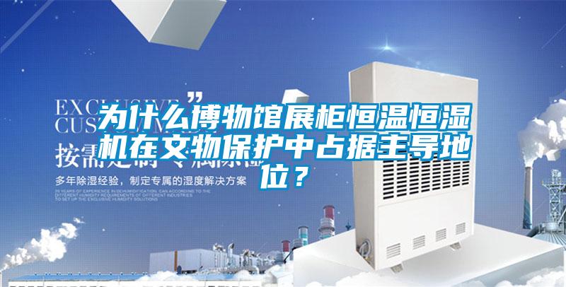 為什么博物館展柜恒溫恒濕機(jī)在文物保護(hù)中占據(jù)主導(dǎo)地位？
