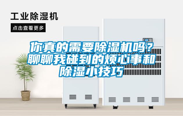 你真的需要除濕機嗎？聊聊我碰到的煩心事和除濕小技巧