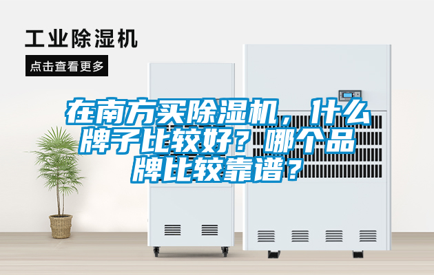 在南方買除濕機，什么牌子比較好？哪個品牌比較靠譜？