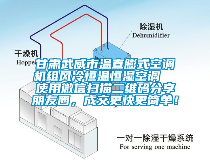 甘肅武威市溫直膨式空調(diào)機(jī)組風(fēng)冷恒溫恒濕空調(diào)  使用微信掃描二維碼分享朋友圈，成交更快更簡(jiǎn)單！