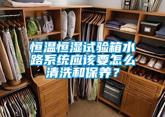 恒溫恒濕試驗箱水路系統應該要怎么清洗和保養？